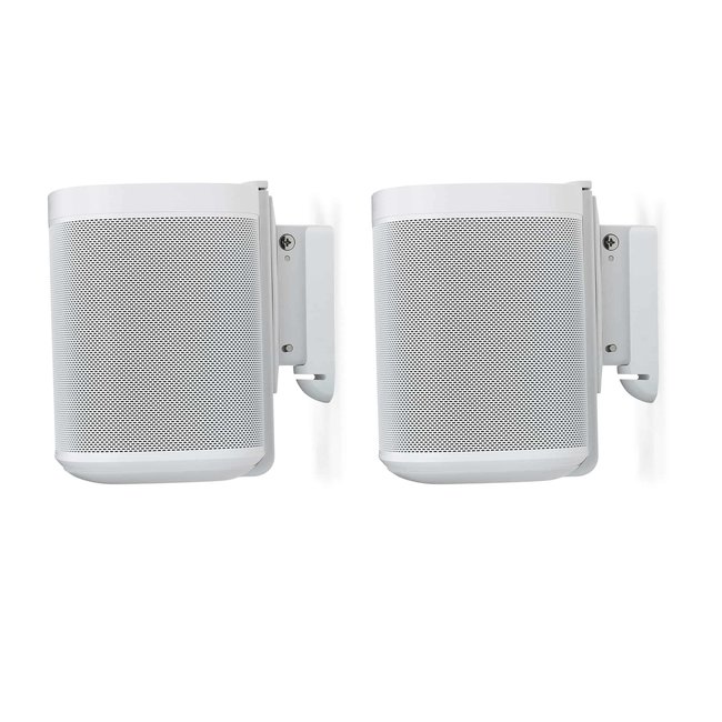 Flexson Sonos One Set Muurbeugel Wit (2 stuks)