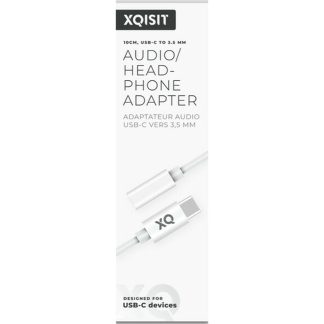 XQISIT USB-C Naar 3.5mm Jack Wit