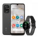 Doro 8100 4G Smartphone - 32GB (Inclusief Smartwatch - Zwart)