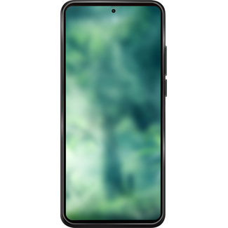 XQISIT Silicone case Samsung Galaxy A54 - Zwart