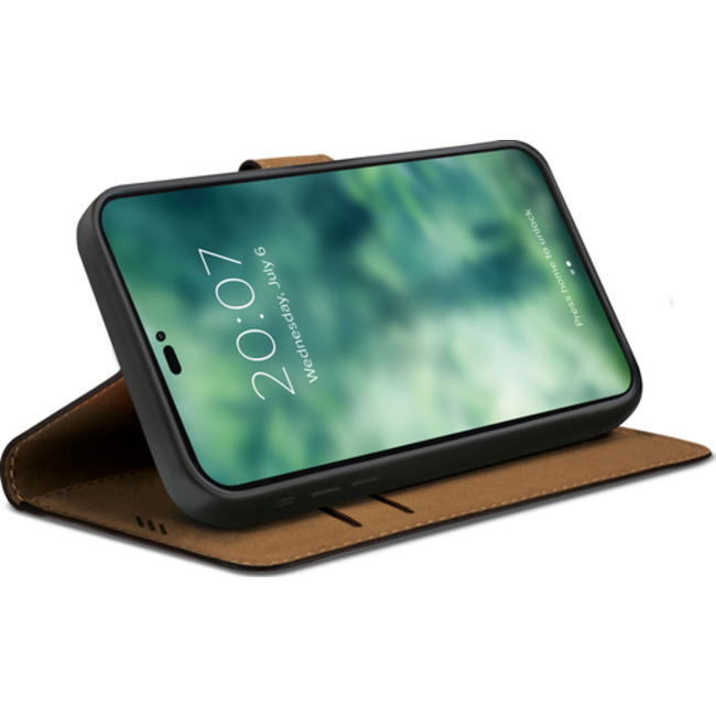 XQISIT Slim Wallet Apple iPhone 14 Pro Max - Zwart