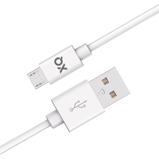 XQISIT XQISIT Charge & Sync micro USB to USB-A 2.0 100cm - Wit