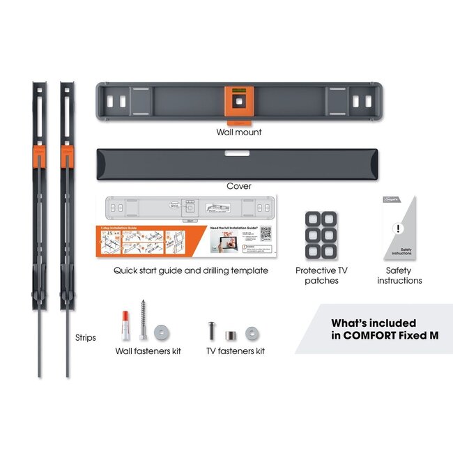 Vogel's TVM 3405 Vaste tv-muurbeugel - Zwart