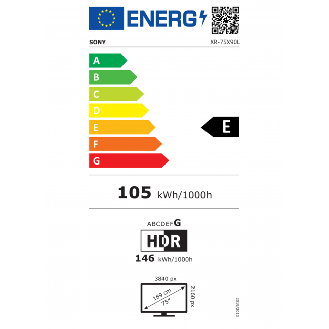 Sony XR75X90L 4K Full Array LED