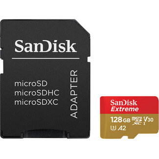 Sandisk Extreme MicroSD 128GB 190MB/s + SD Adapter