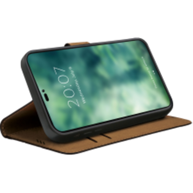 XQISIT Slim Wallet zwart Apple iPhone 15 Pro Max