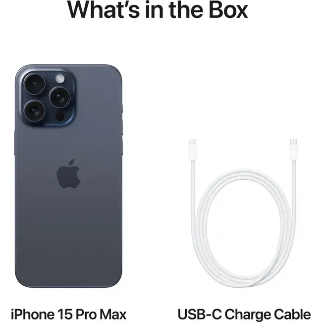 Apple iPhone 15 pro max 1tb blue titanium
