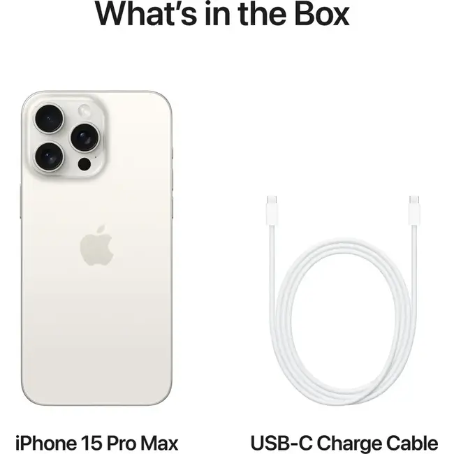 Apple iPhone 15 pro max 1tb white titanium