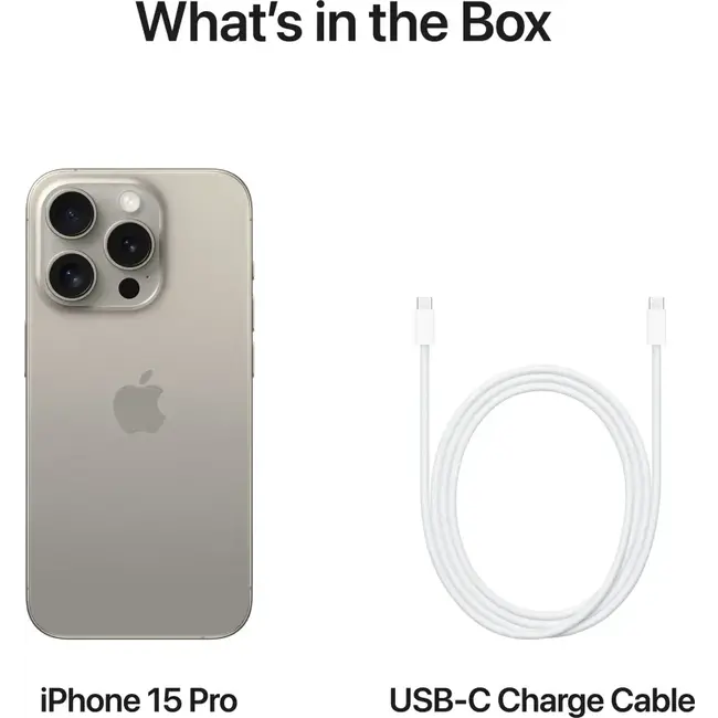 Apple iPhone 15 pro 256GB natural titanium