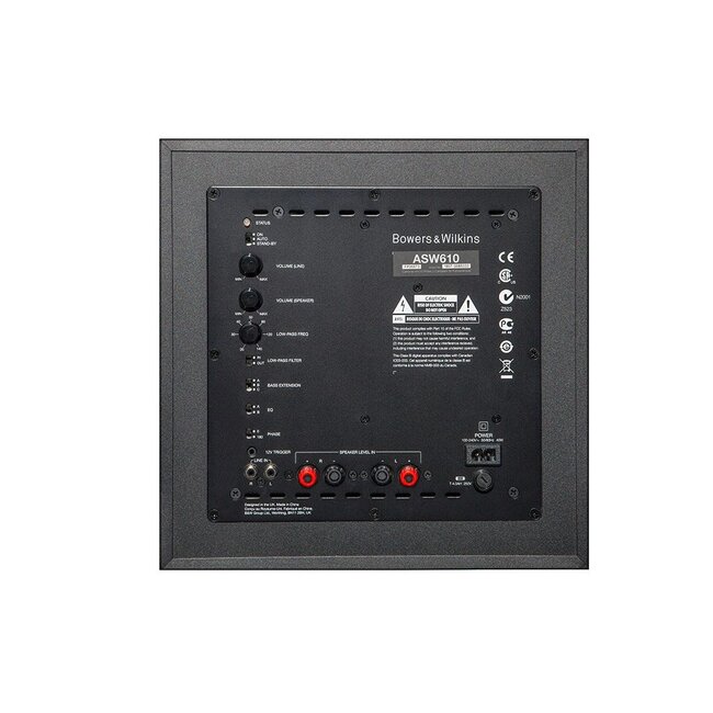 Bowers & Wilkins ASW610 Subwoofer Zwart