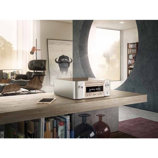 Marantz M-CR612 Netwerk Cd-Speler Zilver/Goud