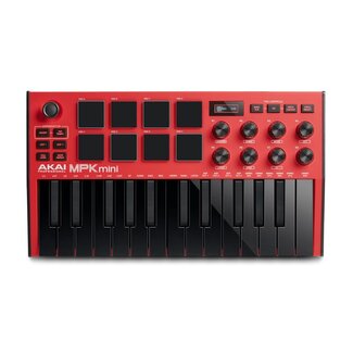 Akai Akai MPK Mini MK3 Rood MIDI Keyboard Controller