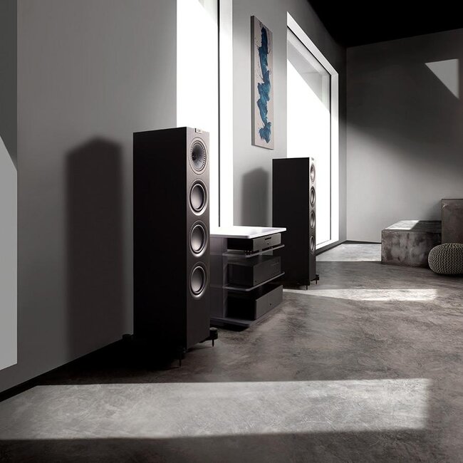 Kef Q750 luidspreker zwart (prijs/paar) retour
