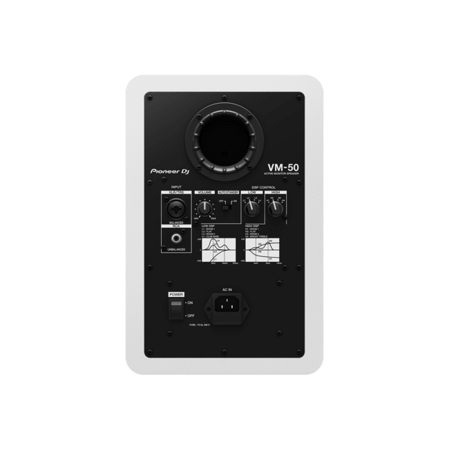 Pioneer DJ VM-50 wit 5" actieve monitorluidspreker