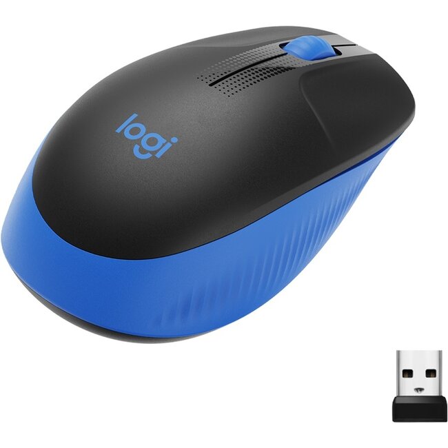 Logitech Draadloze muis blauw M190BLU