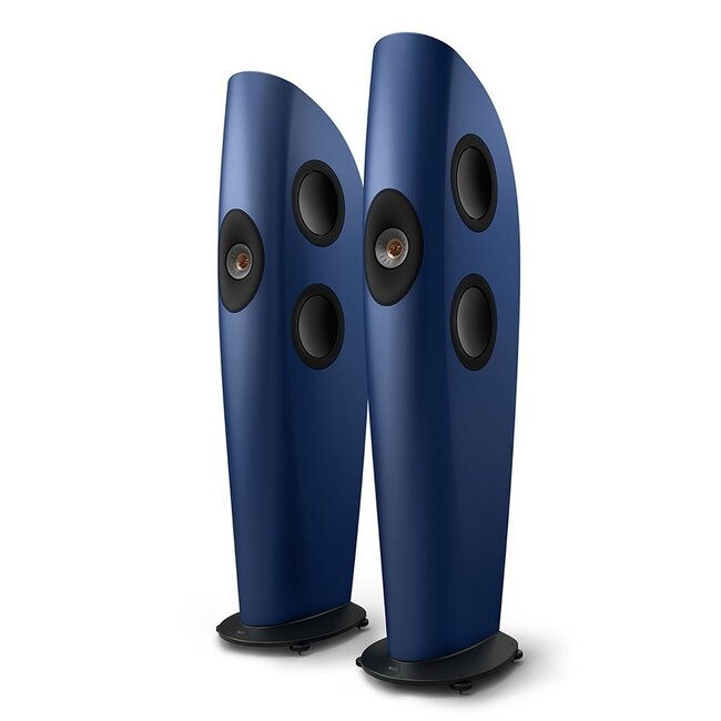 KEF Blade One Meta luidsprekers frosted blue/ bronze