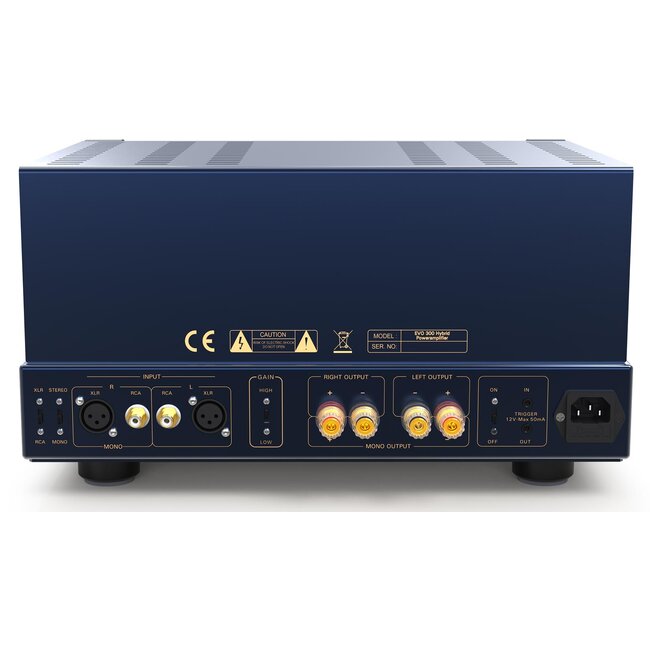 PrimaLuna EVO 300 hybrid poweramplifier zwart