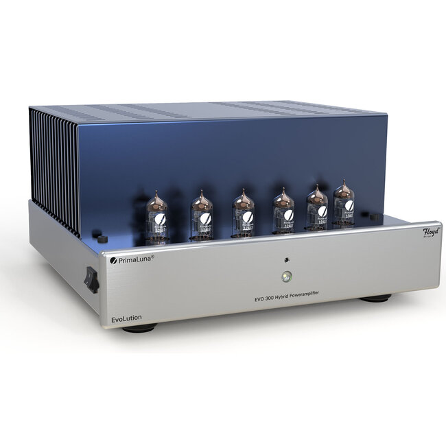 PrimaLuna EVO 300 hybrid poweramplifier zilver