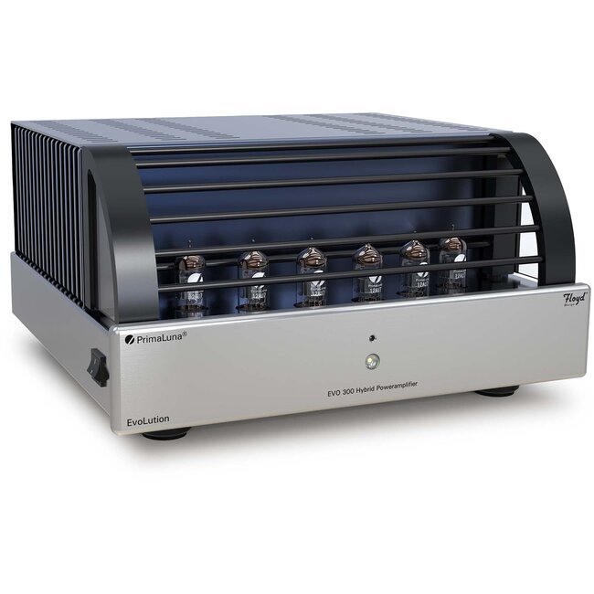 PrimaLuna EVO 300 hybrid poweramplifier zilver