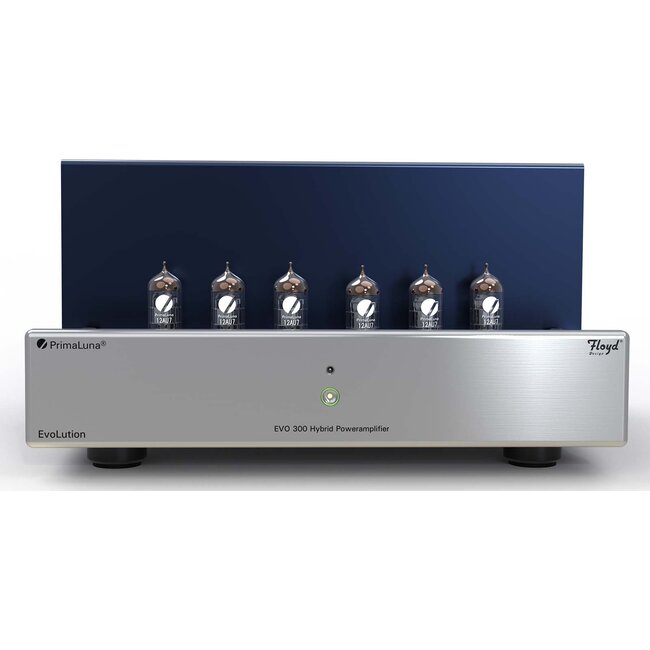 PrimaLuna EVO 300 hybrid poweramplifier zilver
