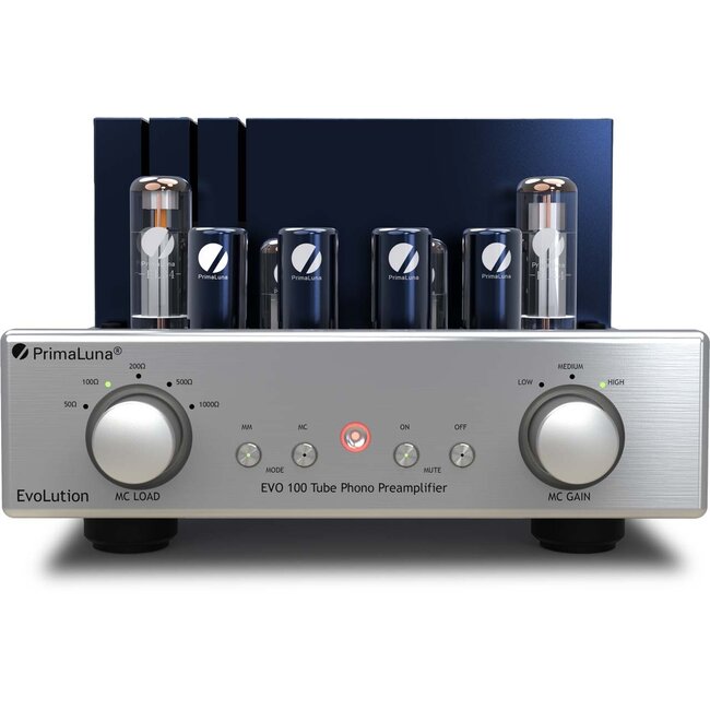 PrimaLuna EVO 100 tube phono preamplifier zilver