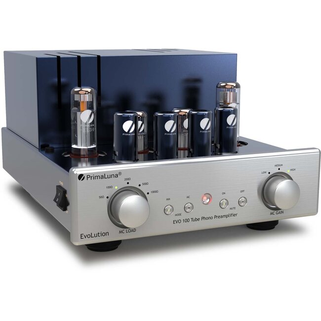 PrimaLuna EVO 100 tube phono preamplifier zilver