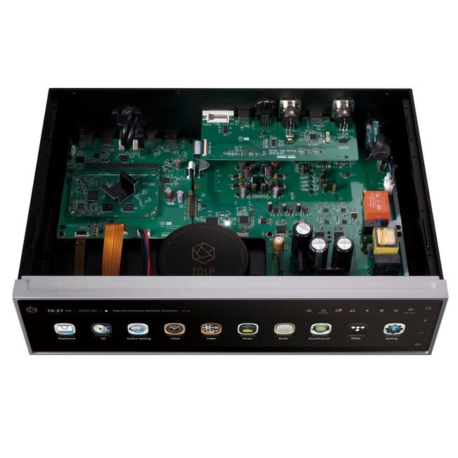 HiFi Rose RS 150B netwerkstreamer zilver