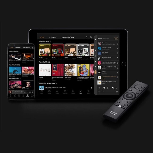 HiFi Rose RS 150B netwerkstreamer zilver