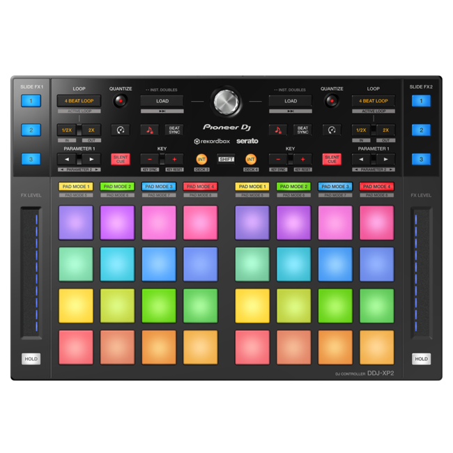 Pioneer DJ DDJ-XP2 subcontroller voor rekordbox en Serato DJ Pro