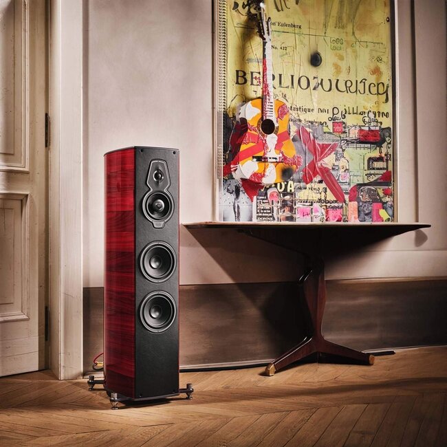 Sonus Faber Serafino G2 passieve luidspreker rood hout