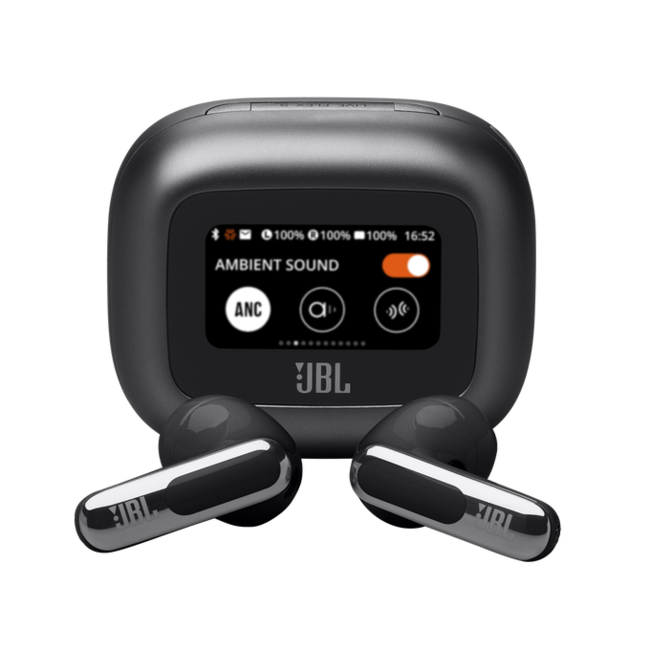 JBL Live Flex 3 draadloze noice cancelling oortjes zwart