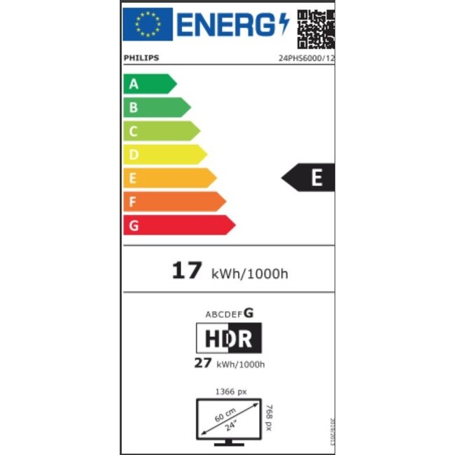 Philips 24PHS6000/12 LED UHD smart tv