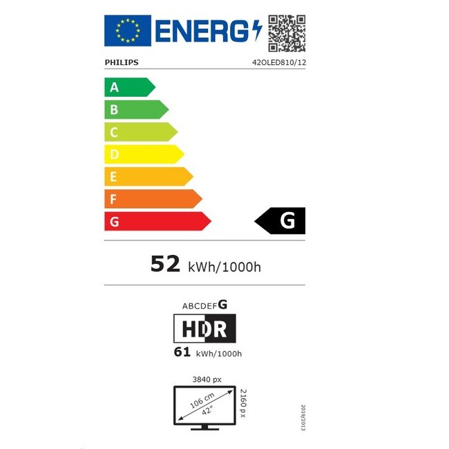 Philips 42OLED810/12 UHD 4k Ambilight TV