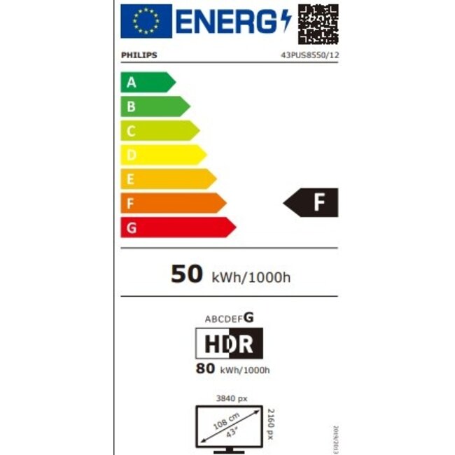 Philips 43PUS855012 UHD 4k Ambilight TV