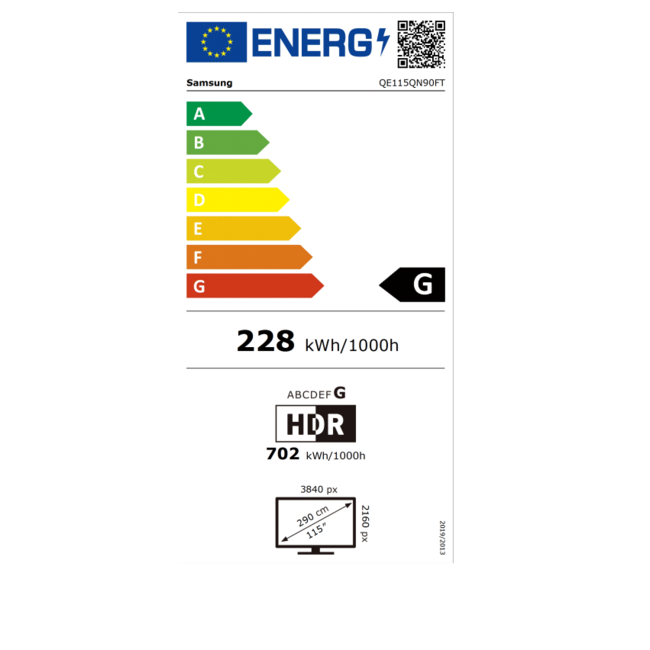 Samsung QE115QN90FTXXN  Neo QLED 4K TV