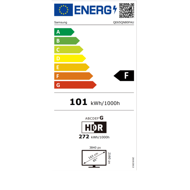 Samsung QE65QN80FAUXXN Neo QLED 4K TV