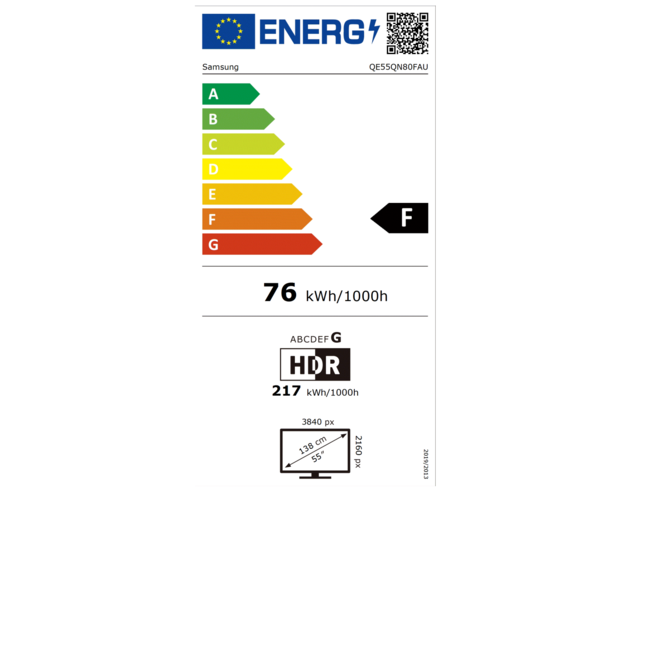 Samsung QE55QN80FAUXXN Neo QLED 4K TV
