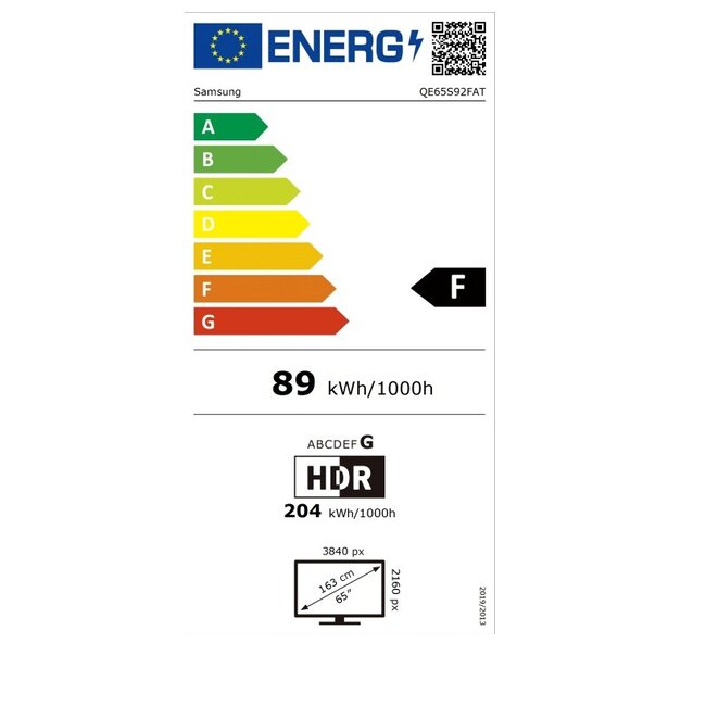 Samsung QE65S92FATXXN OLED 4K Smart TV