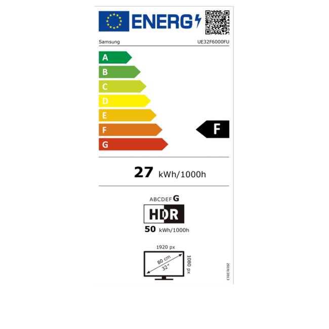 Samsung UE32F6000FUXXN Full HD LED TV