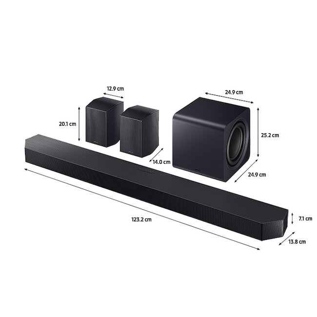 Samsung HWQ990FXN Soundbar Zwart
