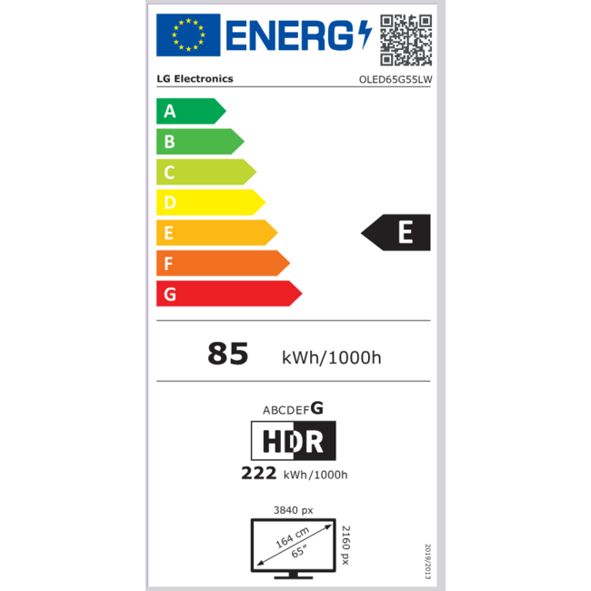 LG OLED65G55LW OLED 4K Smart TV