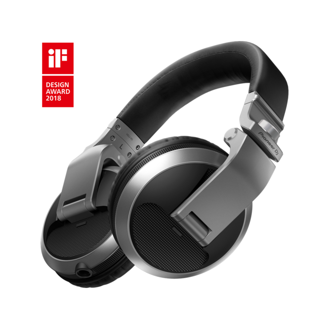 Pioneer DJ HDJ X5 Over-ear-dj-hoofdtelefoon zilver