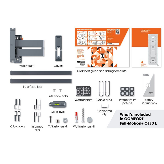 Vogel's COMFORT TVM 3665 Draai-en kantelbare tv-beugel  OLED