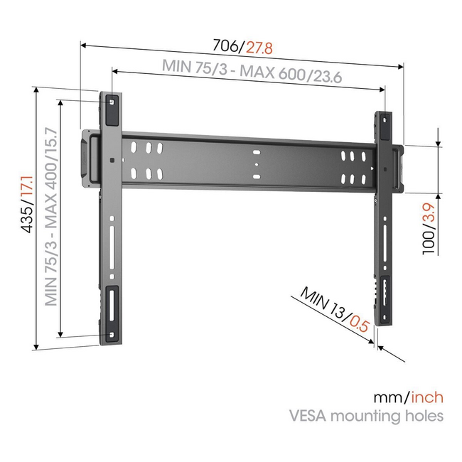 VOGELS TVM 5705 ULTRA SLIM vaste tv-beugel