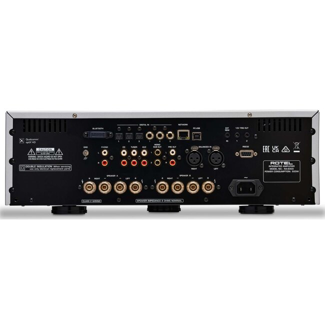 Rotel RA-6000 geïntegreerde versterker zwart