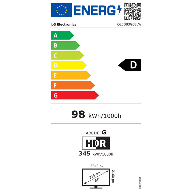LG OLED83W69LA OLED 4K Smart TV