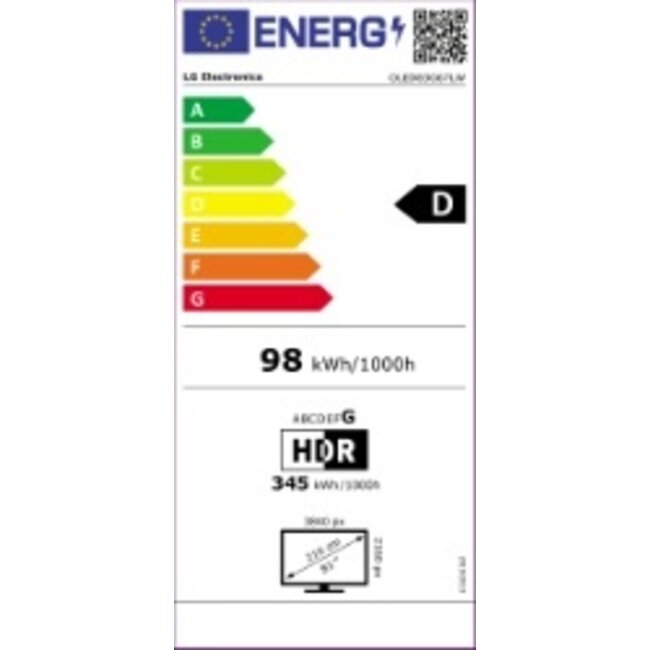 LG OLED83G67LW 4K evo Smart TV