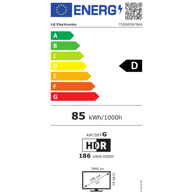 LG 75QNED87B6A 4K Smart TV