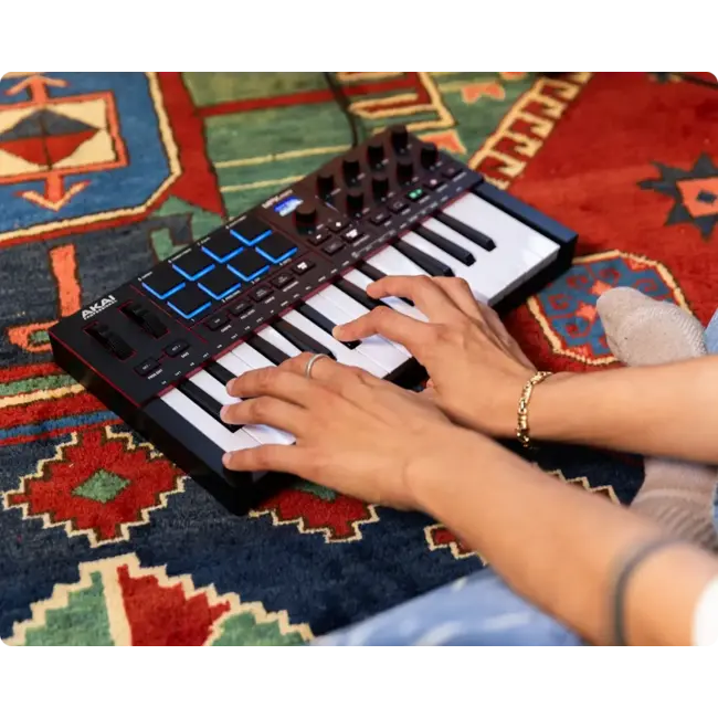 AKAI - MPK Mini IV- MIDI-keybord Zwart