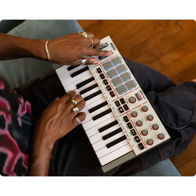 MPK Mini IV- MIDI-keybord Wit